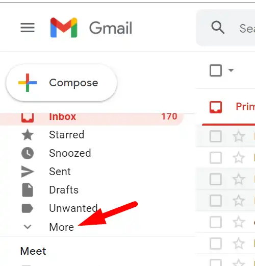 gmail spam folder